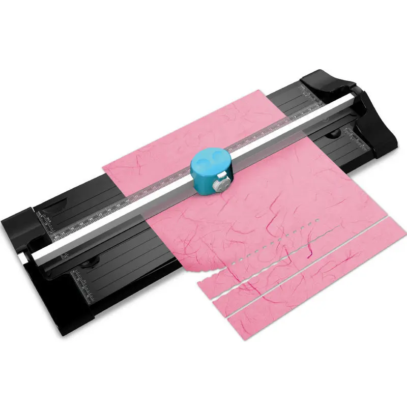 DSB PaperTrimmer, Guillotine paper cutter,A4 cutting size,straight,perforation  and wave 3 in 1 cutting style combined|a4 magnet|a4a4 paper size inches -  AliExpress