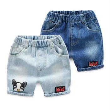 

2019 summer children's shorts baby boys girls jeans children cartoon trousers cotton shorts pants retail 2-6 years free shipping
