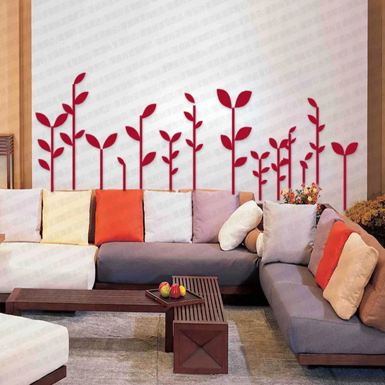 AbstractfreehandfashioncrystalthreedimensionalwallstickersTV