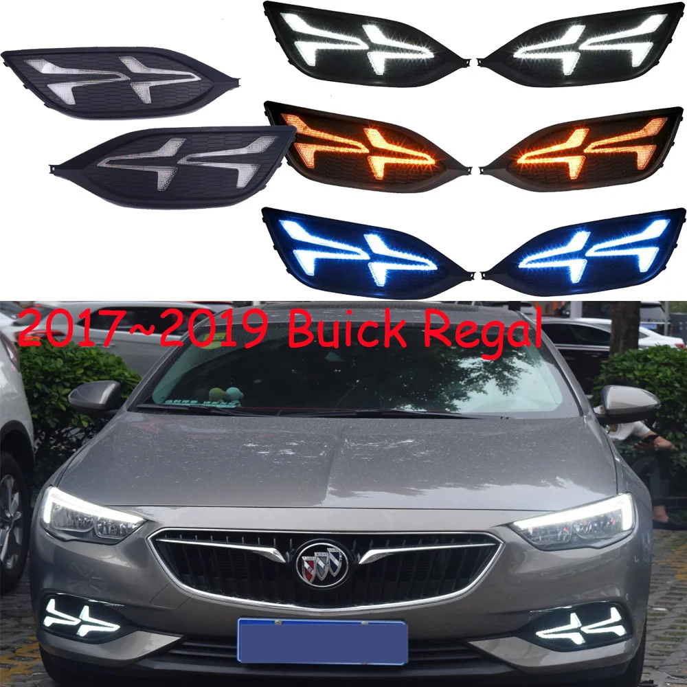 Автомобиль bemper daylamp для Buick Regal дневного света~ 2019y автомобильные аксессуары для светодиодный фары DRL Регал противотуманные фары