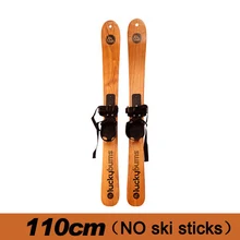 High quality ashtree wooden skiing two boards child snow boards