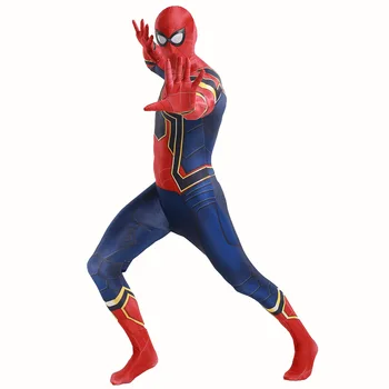 

Avengers 3 Spiderman Homecoming Cosplay Costume Zentai Iron Spider Man Superhero Bodysuit Suit Jumpsuits