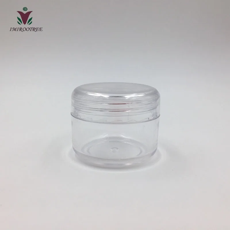 

100 sets 30g/1oz PS Clear Cosmetic Empty Jar,1 oz Clear Sample Container 30ml with Clear Lids