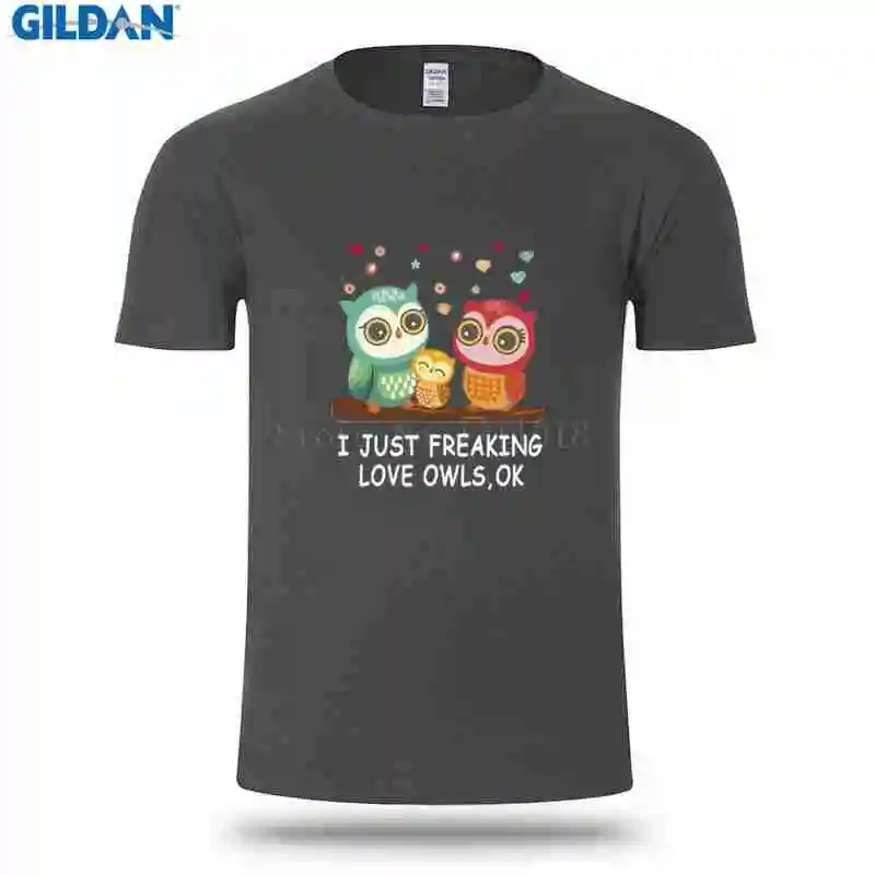 Модная футболка Для мужчин 100% хлопок Лето сова любовь Pop Top Tee большой Размеры Xxxl
