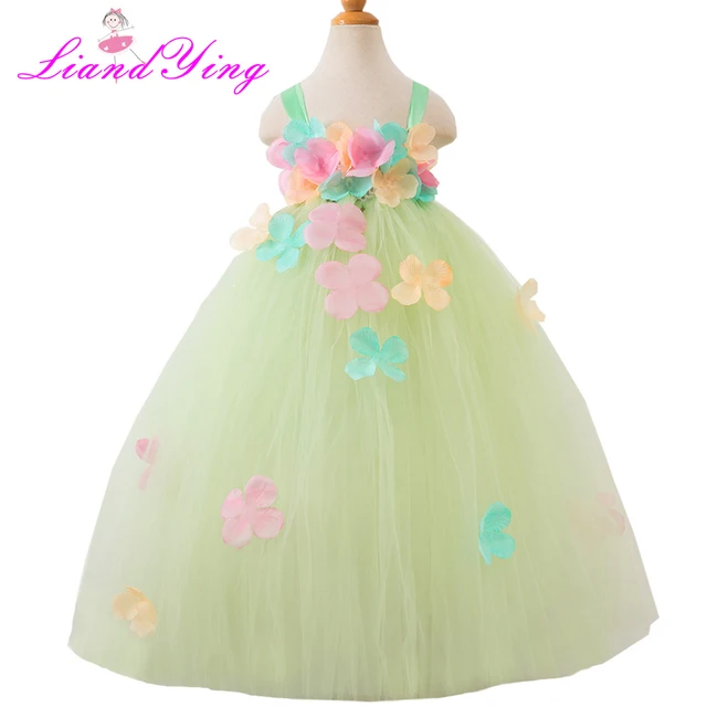 S Handmade Tutu Dress Le Green Easter Pastel S Handmade Tutu Dress Le Green Easter Pastel Elegant Flower Birthday