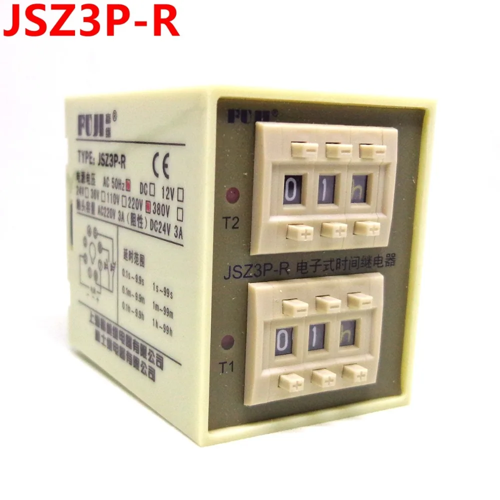 Реле времени JSZ3P-R 220VAC 12VDC 24VDC 0,1 S-99 H абсолютно новое и оригинальное реле