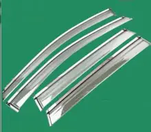 for Ford wing tiger, rain and shelter, special window decoration, bright strip, rain bar, stainless steel tiger, rain eyebrow.