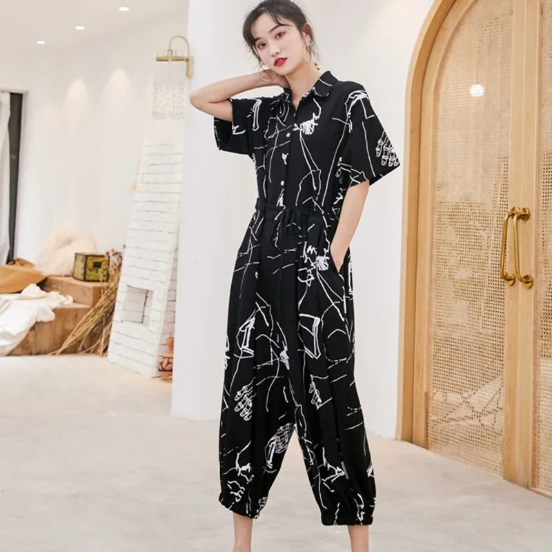 3 quarter length jumpsuit