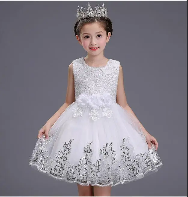 Newest Brand Baby Girl Dress Girls Infant 1 Year Birthday Party Baptism