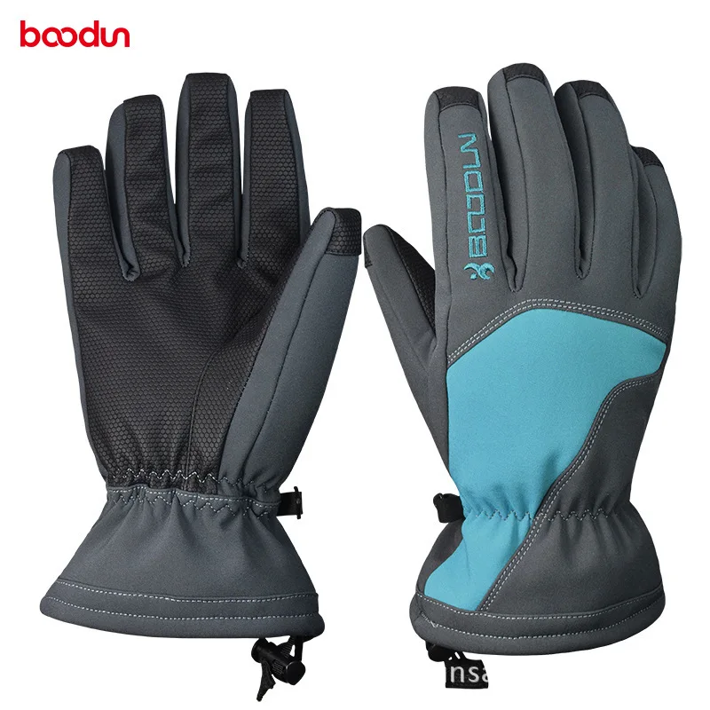 BOODUN ski gloves winter water-proof warm skiing motorcycle gloves Hiking gloves