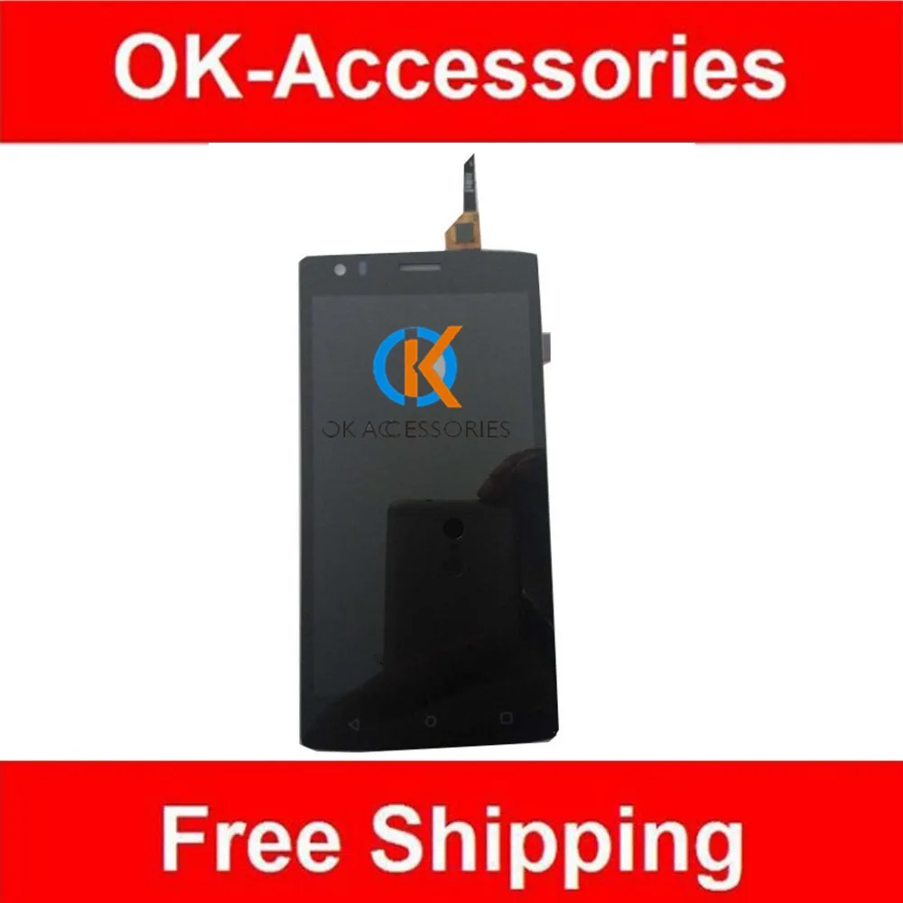Black White Color For FLY FS502 LCD Display Touch Screen Digitizer Assembly High Quality 1PC Lot