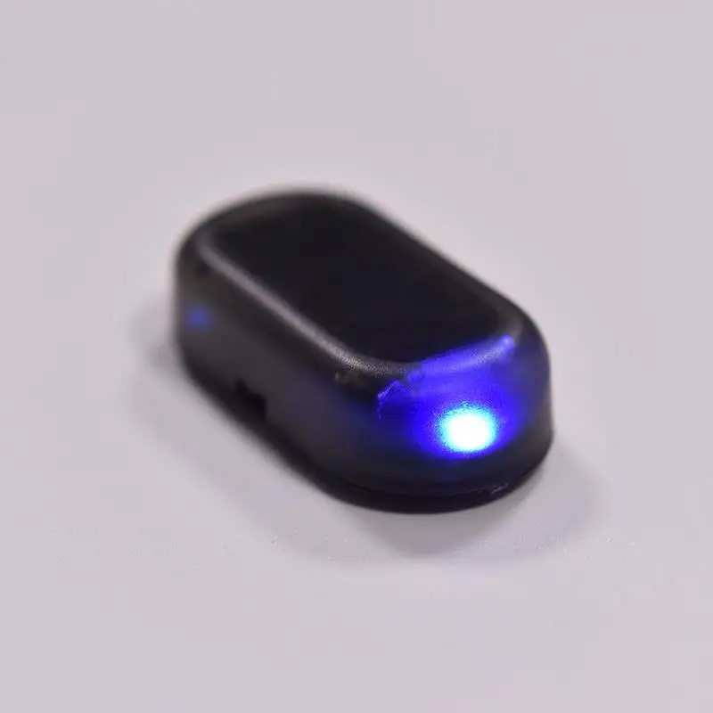 1PCS Fake Solar Car Alarm LED Light Security System Warning Theft Flash