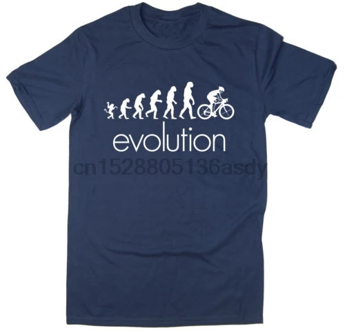 Горячая распродажа Evolution-Cycle Футболка-Забавный велосипед T-cool cyclist-6 цветов