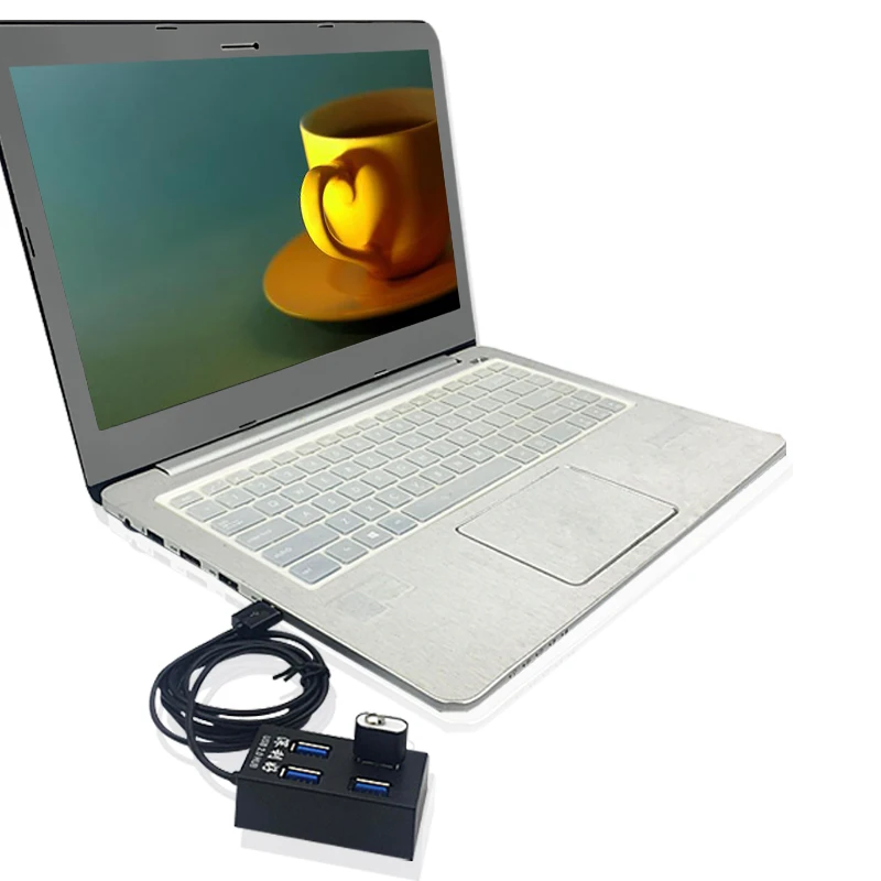 Высокое качество 4 Порты и разъёмы USB 2.0 хаб usb HUB Портативный разветвитель для Apple