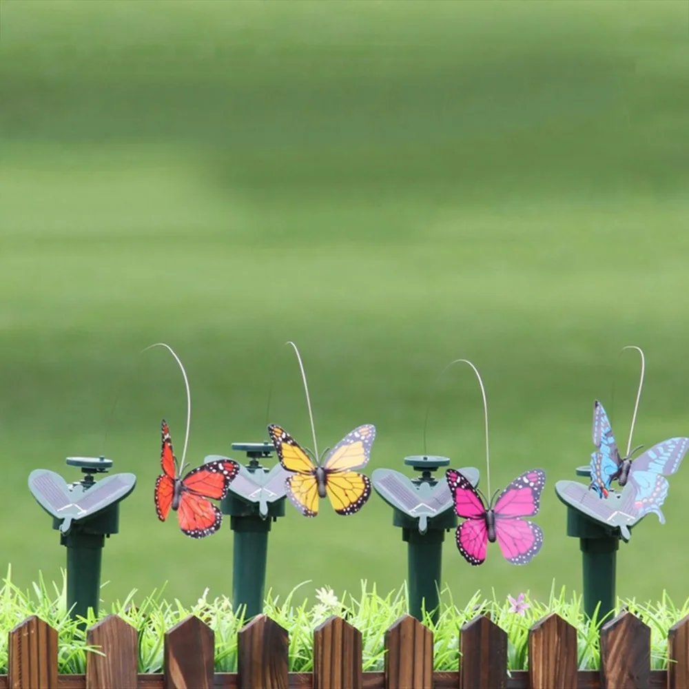 Solar Powered Dancing Flying Butterfly Birthday Gift Toy Balcony Garden Yard Decoration Flying Solar Toys For Children Solar Powered Dancing Flying Butterfly Birthday Gift Toy Balcony Garden Yard Decoration Flying Solar Toys For Children
