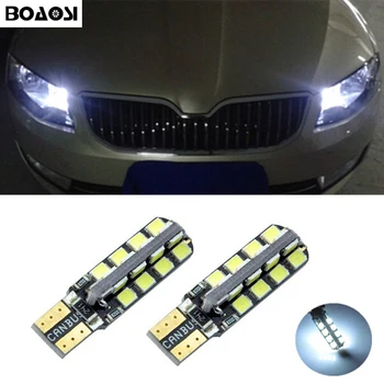 

BOAOSI 2x T10 W5W 2835smd LED Wedge Light with Projector Lens for skoda octavia 2 a7 a5 fabia rapid yeti superb