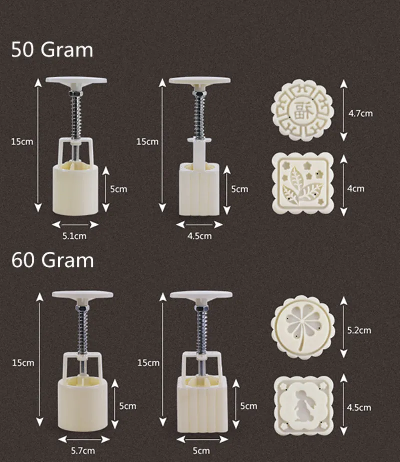 50 г 63 г 75 г 100 г цветы Mooncake плесень Набор DIY Mooncake инструменты Пластиковые Кондитерские плунжеры Ручной пресс форма для лунного пряника инструмент для выпечки