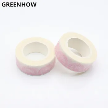 

GREENHOW 1x Red Sketched Lace Patterned Japanese Washi Tape DIY Paper Sticker Office Adhesive Tape Decorative Masking Tape 2261