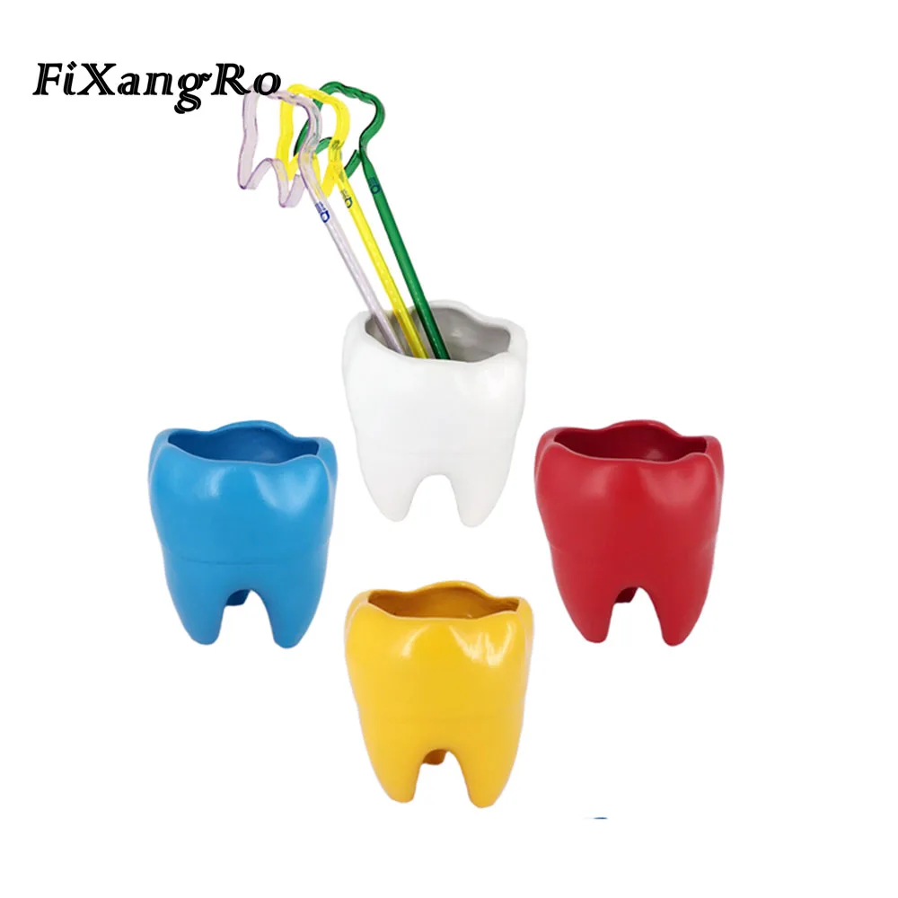 

2pc Creative Dental Gift Pencil Vase Dental Clinic Pot Dental Craft for Dentist Medical Lab Tooth Vase Products
