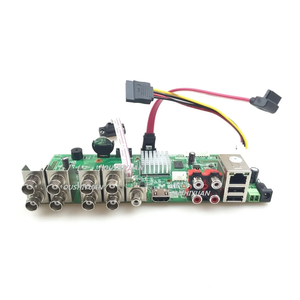 Видеорегистратор H.264 8 каналов 1080N AHD/TVI/CVI/CVBS/ 16 1080P NVR IP 5 в 1 DVR основная плата для