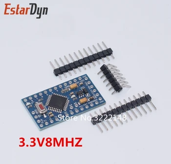 

Free Shipping 5pcs/lot Pro Mini 328 Mini 3.3V/8M ATMEGA328 3.3V 8MHz