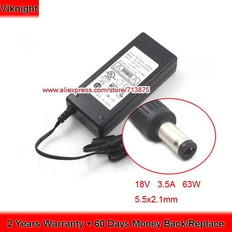 

Genuine 18V 3.5A Ac Adapter for Philips AS851/10 OH-1065A1803500U OH-1065A1803500U2 Power Supply With Free Power Cord