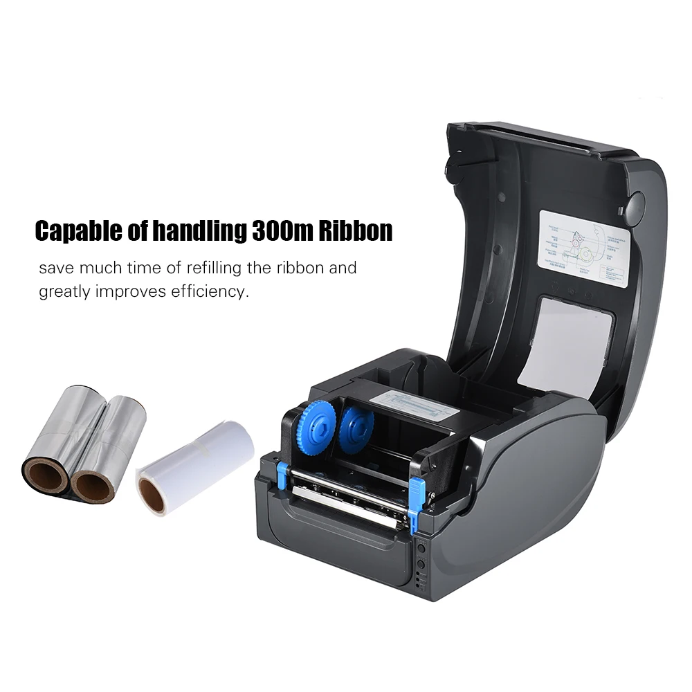Gprinter طابعة استلام الطابعة نقل الحراري الباركود تسمية 104 ملليمتر طباعة البريد عرض واجهة usb ل مستودع التجزئة