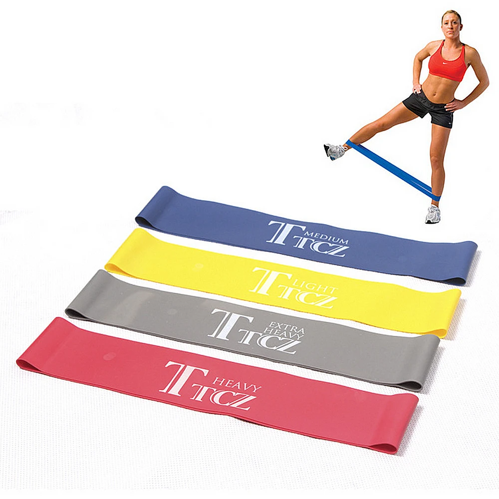 Fitness Resistance Band Set 4 Levels Elastic Latex Strength Training