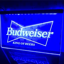 A009 Budweiser King пивной бар Паб Клуб световая реклама знак