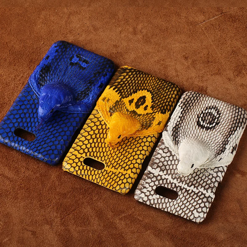 

Wang Cangli brand mobile phone shell stereo true snake head back cover phone case for Samsung Galaxy J7 full manualcustomization