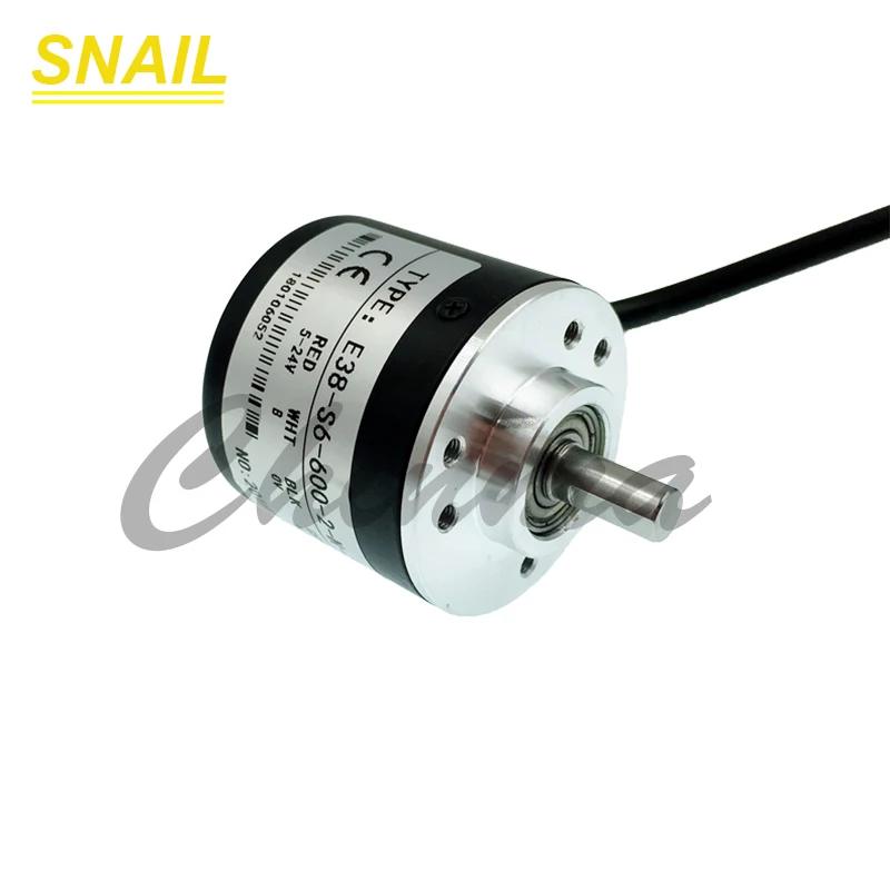 

Incremental Photoelectric Rotary Encoder 360Pulse 400Pulse 600Pulse NPN output Voltage output Line AB Two Phase 5-24V