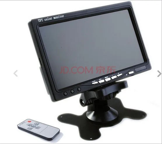 

HD 800*480P 7" TFT LCD Monitor 2ch Video Input CCTV Monitor