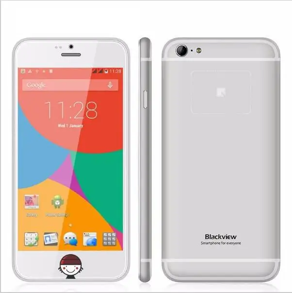 Sale New Original Blackview Ultra Thin A6 4.7" Android 4.4 MTK6582 Quad Core 1GB RAM 8GB ROM 1280*720 WCDMA 3G Smartphone