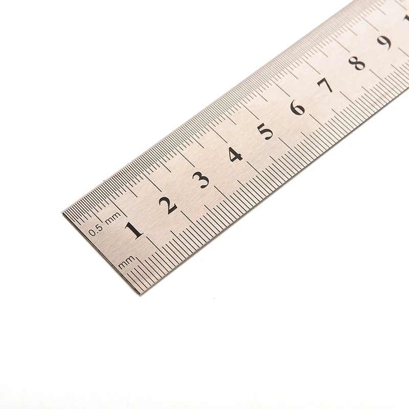 20 см металлическая линейка из нержавеющей стали метрическое правило прецизионные двухсторонние измерительные инструменты школьные офисные принадлежности средство для шитья аксессуар