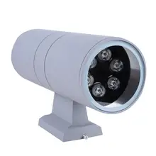 Двойной 12 Вт супер яркий светодиодный Водонепроницаемый уличные настенные фонари для двор коридор виллы освещение для парков с двойной головкой светодиоды AC85~ 265 V