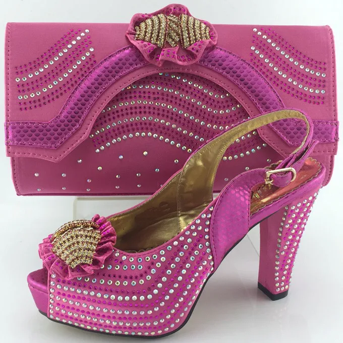 

2016 Italian Shoes With Matching Bags For Party, High Quality African Shoes And Bags Set for Wedding ME3327