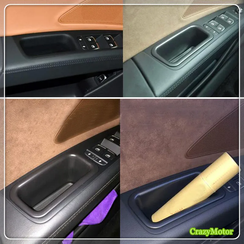 1PC Car front door armrest case storage box glove box holder for Audi