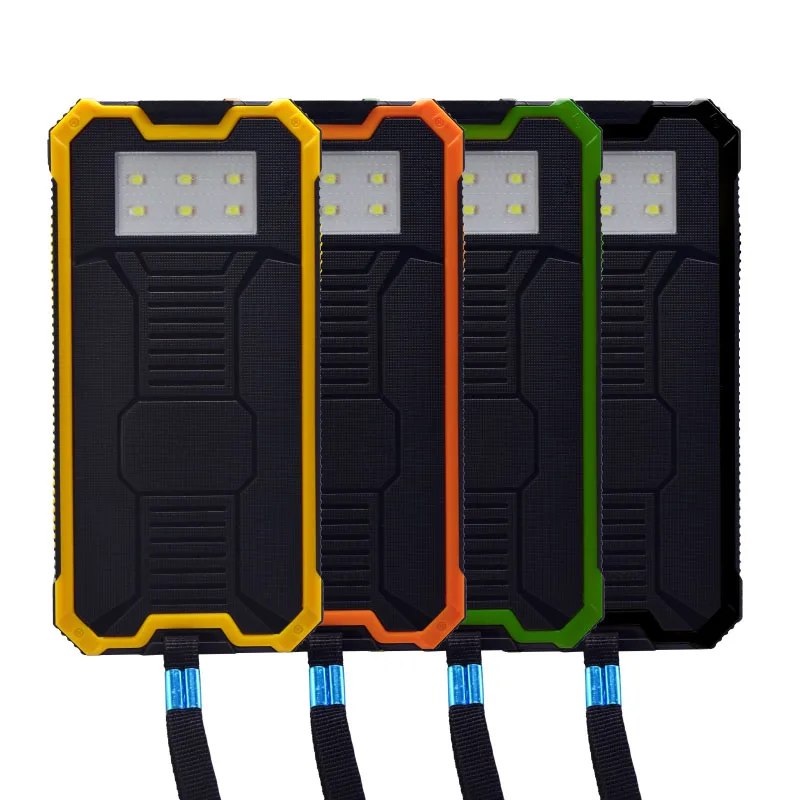 Водонепроницаемый 15000mah портативное солнечное зарядное устройство Внешняя