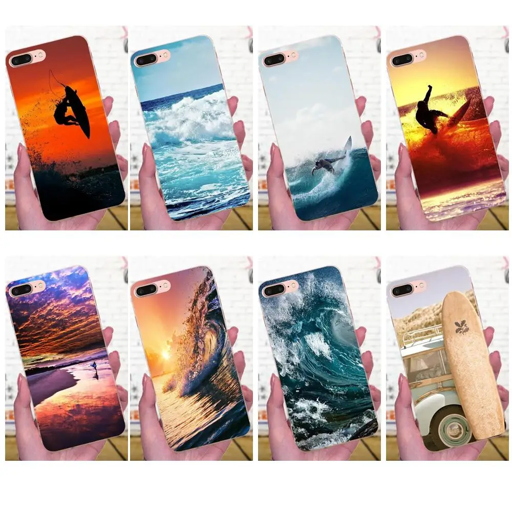 Силиконовый чехол Sea Wave Surf Summer Surfing Ocean для Galaxy J1 J2 J3 J330 J4 J5 J6 J7 J730 J8 2015 2016 2017 2018 mini Pro |