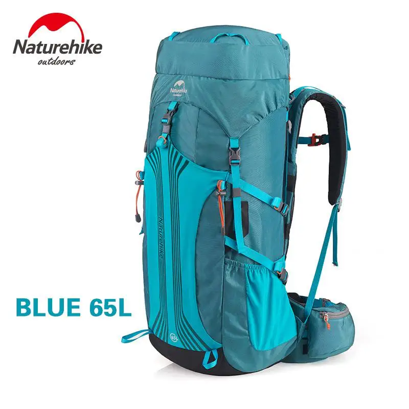 Naturehike походная сумка, профессиональная сумка для альпинизма, большой походный рюкзак для путешествий, рюкзак для альпинизма - Цвет: 65L-Blue