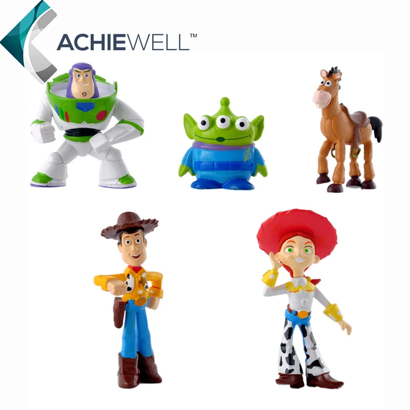New Anime Toy Story 3 Buzz Lightyear Woody Jessie Action Figures Fan Collection Kids Gifts