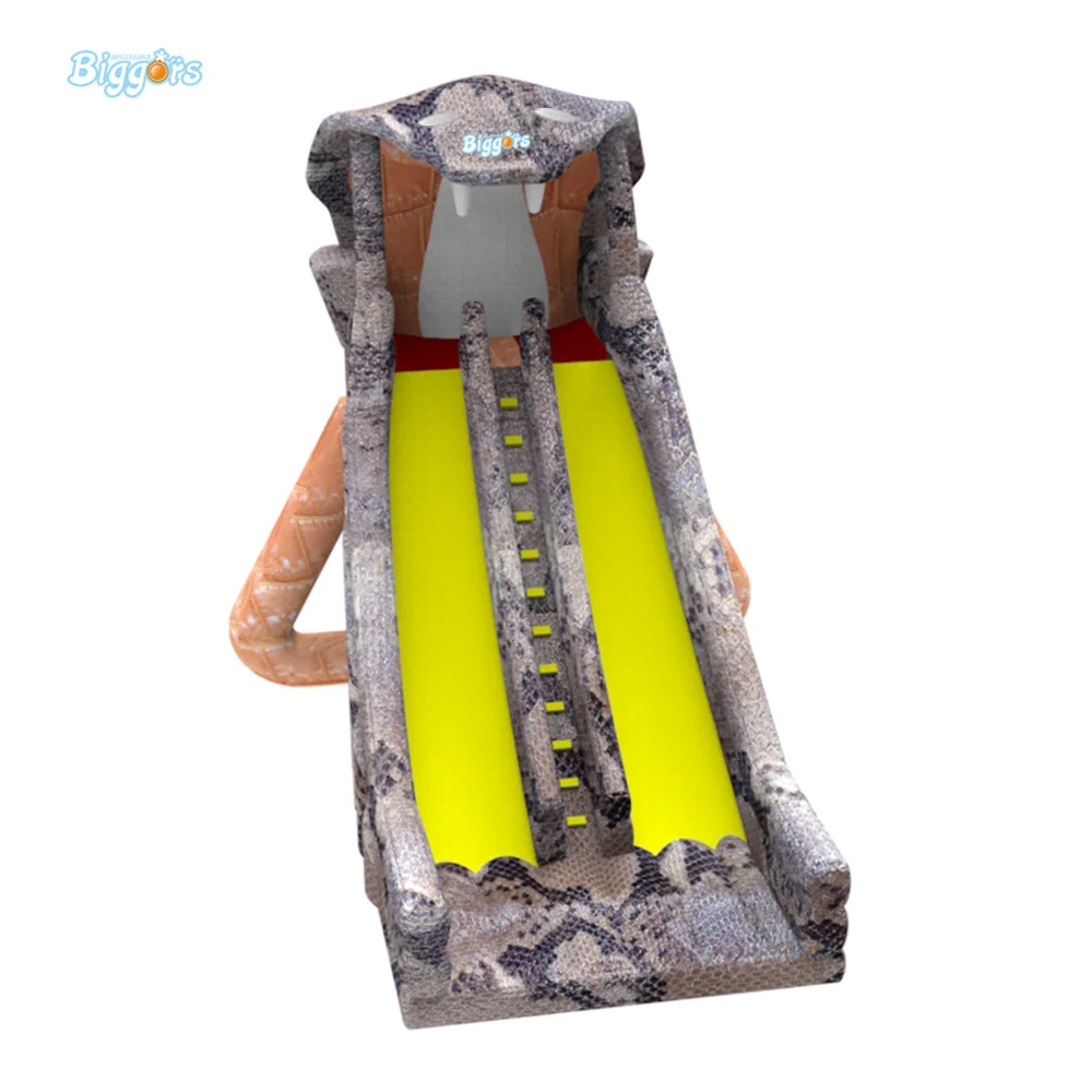 

2017 Newest Design Inflatable Slide Snake Inflatable Dry Slide Sports Games For Kids And Adults