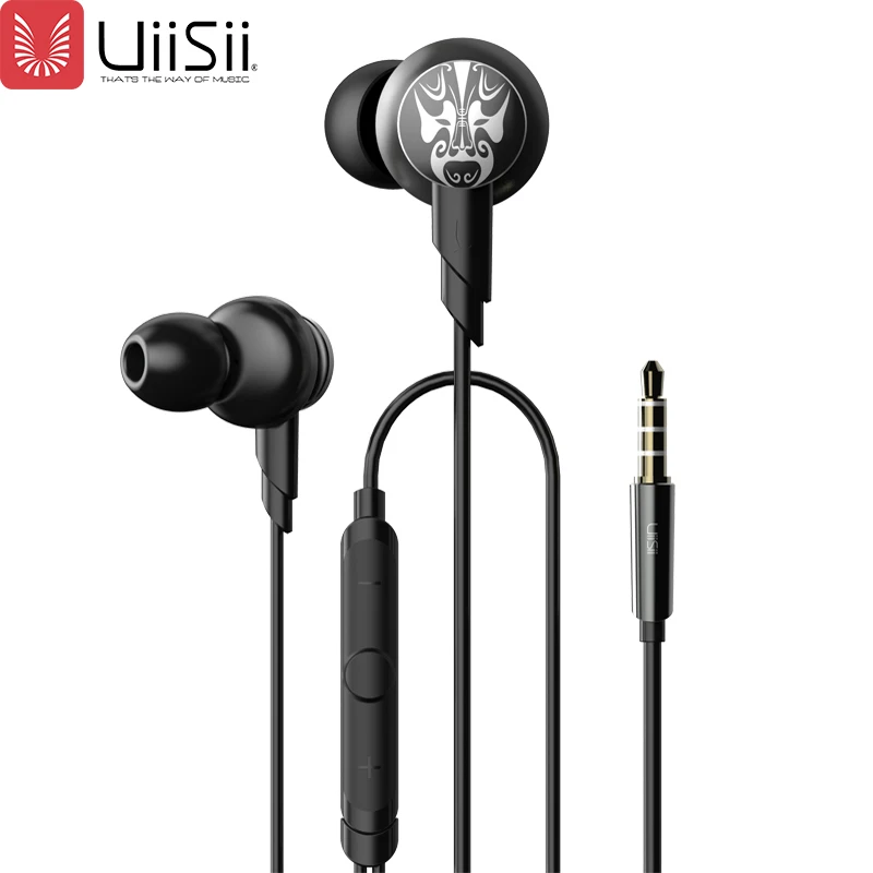 UiiSii HI-805 Headphones Noise Reduction 3.5mm Earplug HiFi Music Sports Headphones with Microphone for IOS and Android Games UiiSii HI-805 Headphones Noise Reduction 3.5mm Earplug HiFi Music Sports Headphones with Microphone for IOS and Android Games