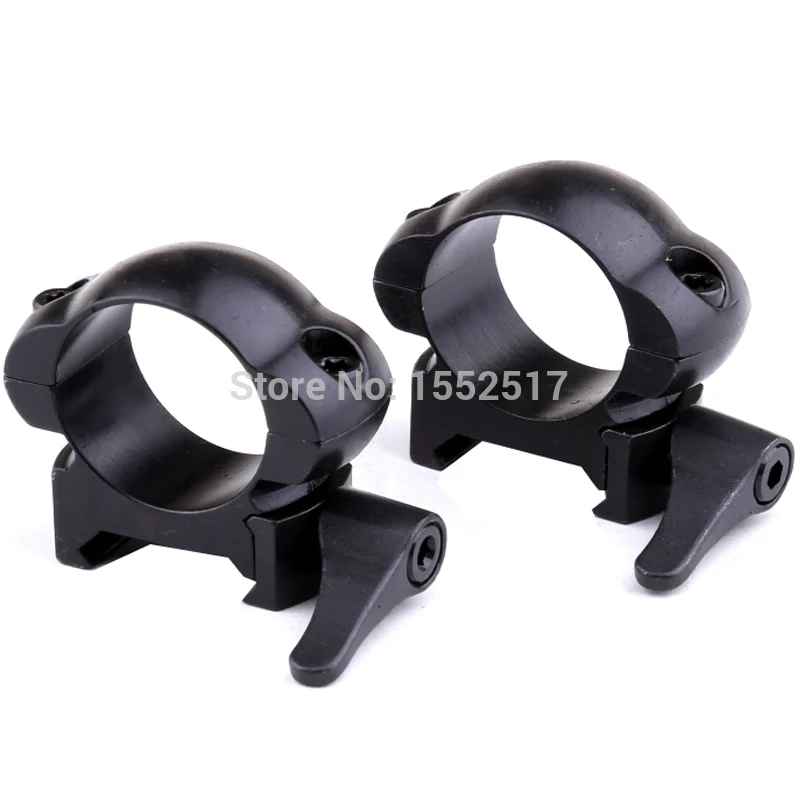 

Rifle Steel Weaver Mount 1 Inch Low Profile Matte Lever Lok Top Mount Rings 25.4mm Scope Mount