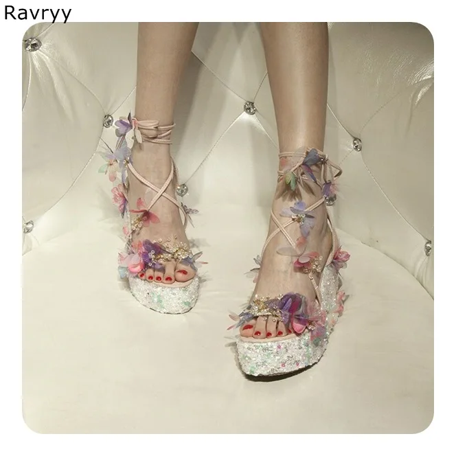 butterfly platform heels