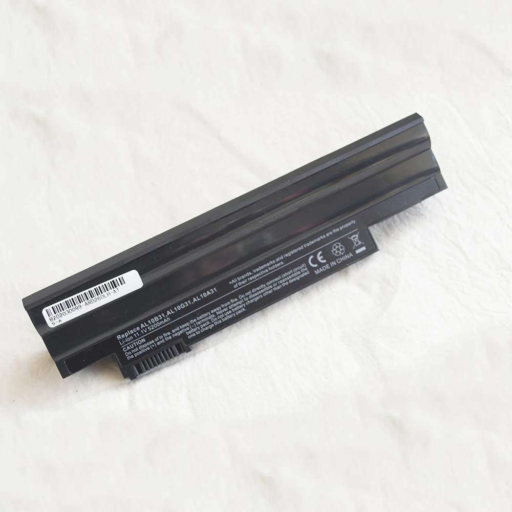 6 ячеечный Аккумулятор для ноутбука Acer Aspire One 522 722 AO522 AOD255 AOD257 AOD260 D255 D270 E100 D257 D260 eM355