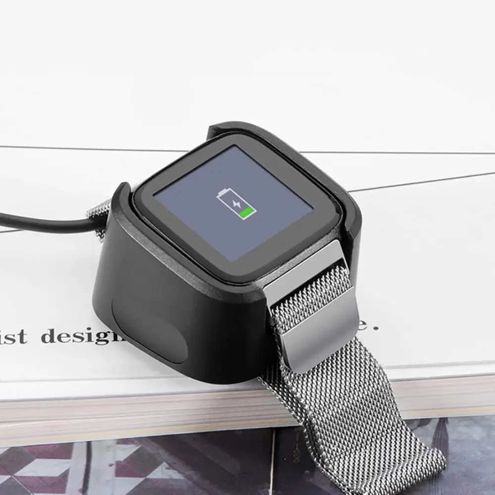 Для Fitbit Versa часы зарядная док-станция Дата-кабель настольное зарядное устройство База usb зарядка 30 см кабель для Fitbit Versa Смарт-часы