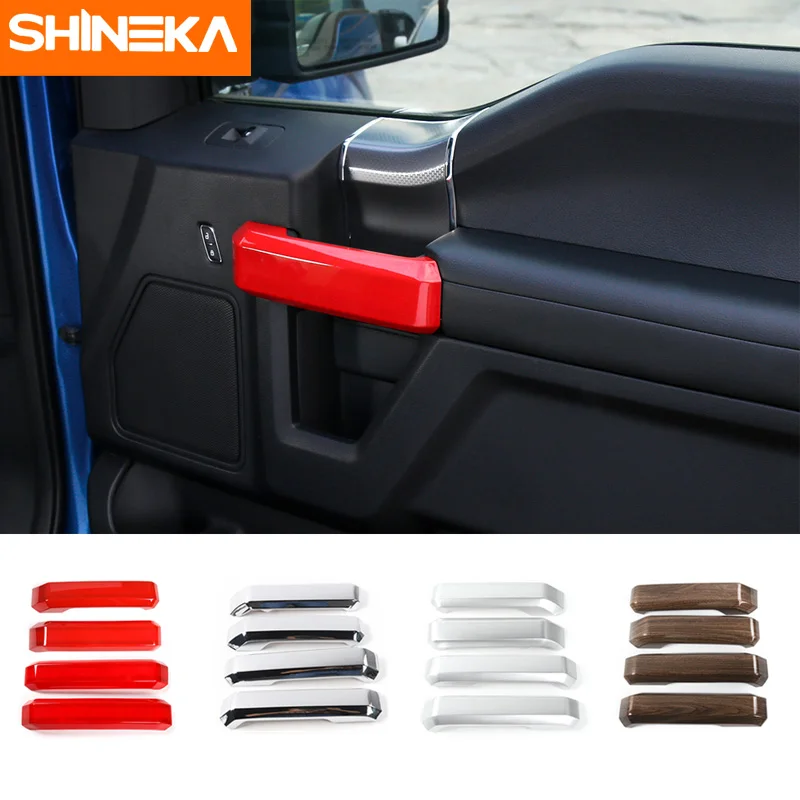 SHINEKA font b Car b font Styling font b Interior b font Door Handle Cover ABS