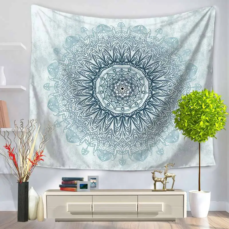 New Colorful Mandala Design Livingroom Wall Tapestry 3 Sizes Soft Hanging Topestry Floor Carpet 1pc Home Decor Tapestry Yoga Mat