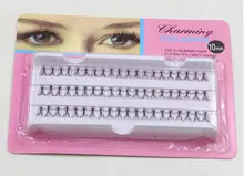 60pcs Set 10 12 mm Individual Lashe Black Natural Fake False Eyelash Long Cluster Extension Makeup